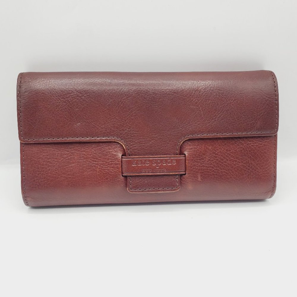 KATE SPADE LONG LEATHER WALLET